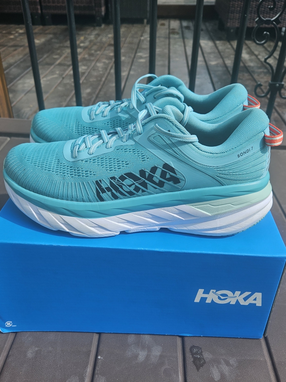 Hoka Bondi 7 Women’s Running Shoes - Teal